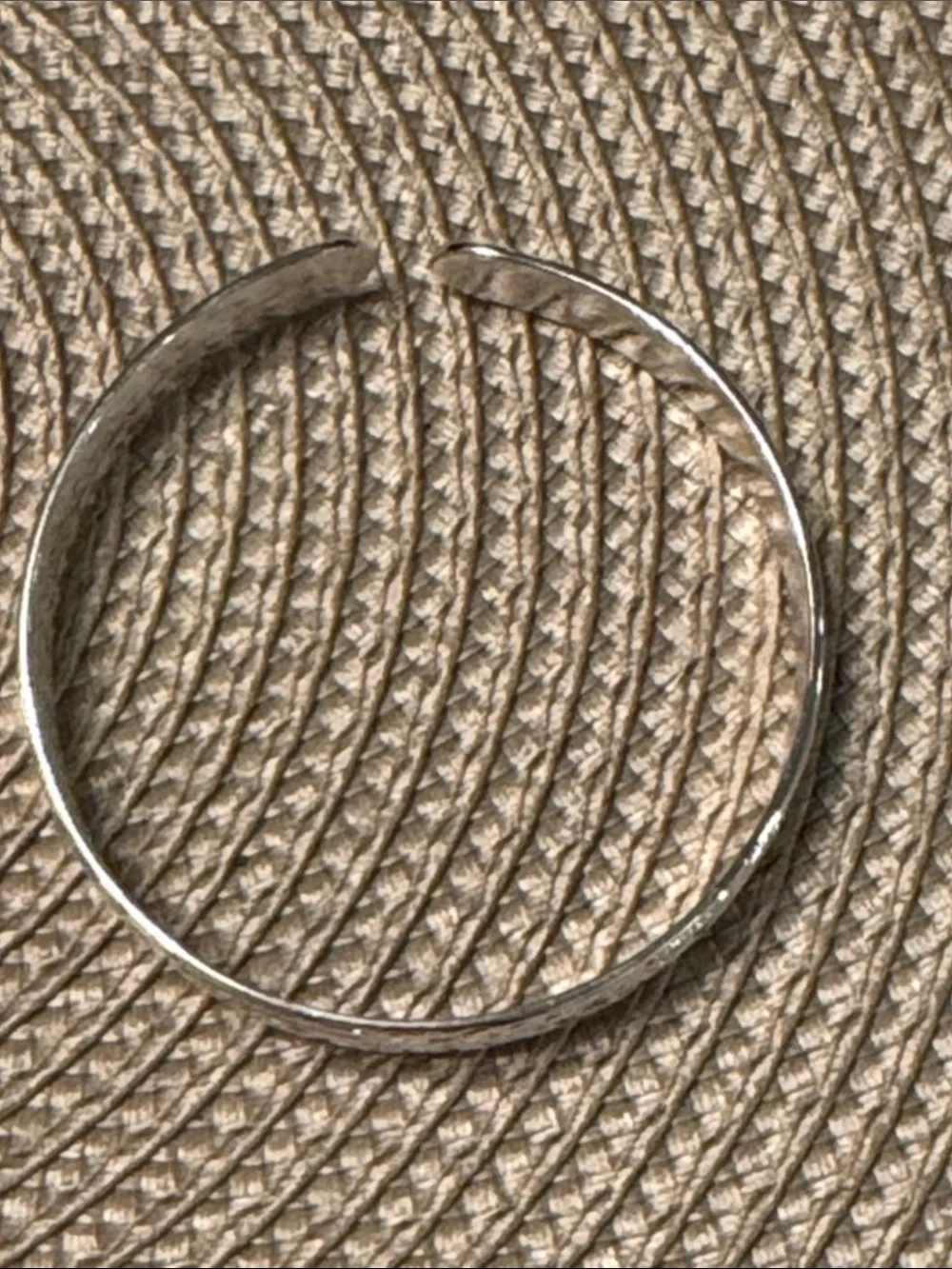 Silver Floral Engraved Cuff Bracelet - Elegant Women's Jewelry